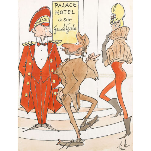 ALBERT) LINDI (EIGTL. LINDEGGER : 'Palace Hotel, Ce soir Grand Gala' (DOBIASCHOFSKY AUKTIONEN AG)