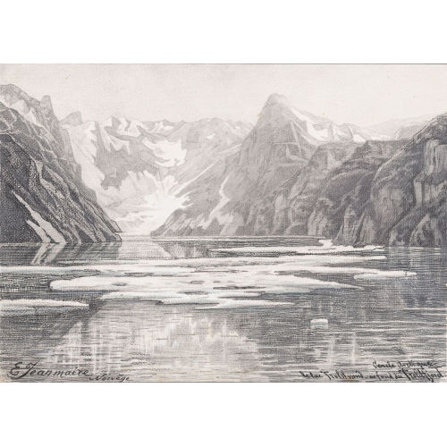 �DOUARD JEANMAIRE : 'Lac Troldvand - au fond du Troldjord' (DOBIASCHOFSKY AUKTIONEN AG)