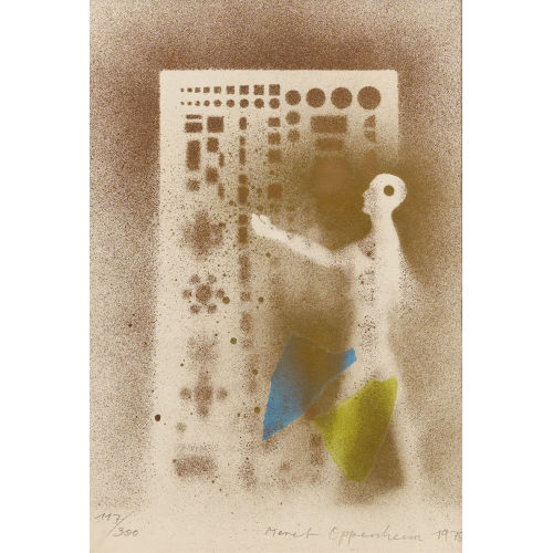 MERET OPPENHEIM : 'Mann, nach links gehend' (DOBIASCHOFSKY AUKTIONEN AG)