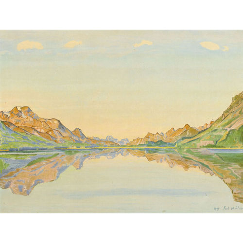 FERDINAND HODLER : 'Silvaplanersee' (DOBIASCHOFSKY AUKTIONEN AG)