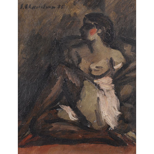 �MILE FRAN�OIS CHAMBON : Sitzender weiblicher Halbakt (DOBIASCHOFSKY AUKTIONEN AG)