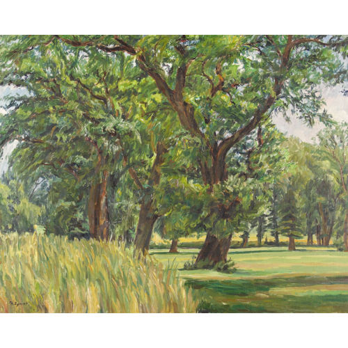 PHILIPPE ZYSSET : Sommerlandschaft mit B�umen (DOBIASCHOFSKY AUKTIONEN AG)