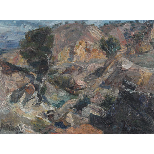 ANTONIO G�MEZ CANO : Expressive Landschaft (DOBIASCHOFSKY AUKTIONEN AG)