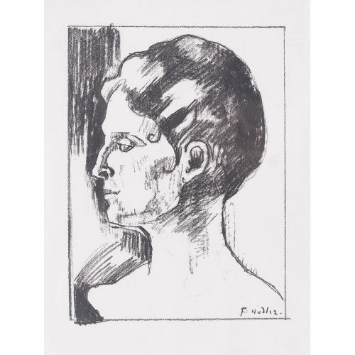 FERDINAND HODLER : 'Profile de Madame Ferdinand Hodler' (DOBIASCHOFSKY AUKTIONEN AG)