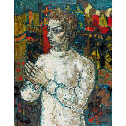 PAUL AIZPIRI : 'Portrait de Suzanne Flon' (DOBIASCHOFSKY AUKTIONEN AG)