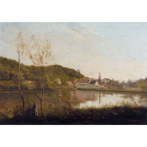 JEAN BAPTISTE CAMILLE COROT : 'Ville-d′Avray' (DOBIASCHOFSKY AUKTIONEN AG)