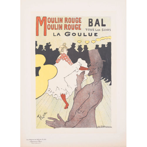 HENRI DE TOULOUSE-LAUTREC : 'Moulin Rouge, La Goulue' (DOBIASCHOFSKY AUKTIONEN AG)