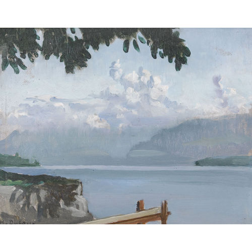 HENRI DUFAUX : 'Le lac � Nyon' (DOBIASCHOFSKY AUKTIONEN AG)