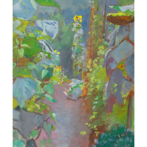 CUNO AMIET : 'Sonnenblumen im Regen' (DOBIASCHOFSKY AUKTIONEN AG)