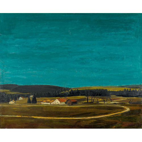 ALBERT SCHNYDER : 'Paysage en hiver' (DOBIASCHOFSKY AUKTIONEN AG)