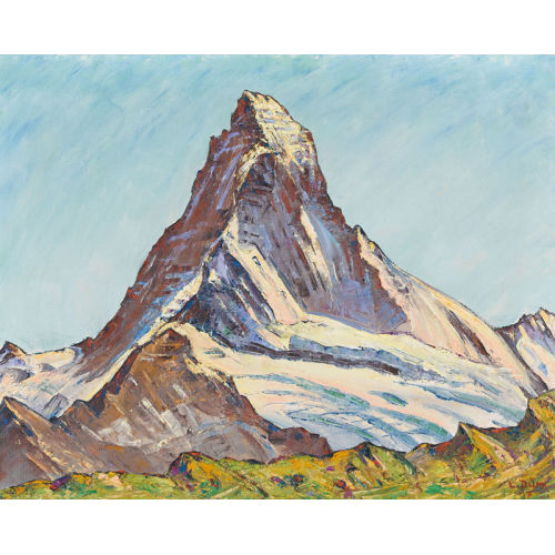 LOUIS D�RR : Das Matterhorn unter blauem Himmel (DOBIASCHOFSKY AUKTIONEN AG)
