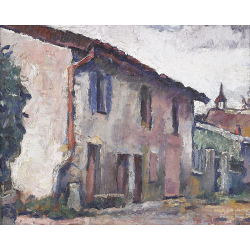�MILE BRESSLER : 'Village breton' (DOBIASCHOFSKY AUKTIONEN AG)