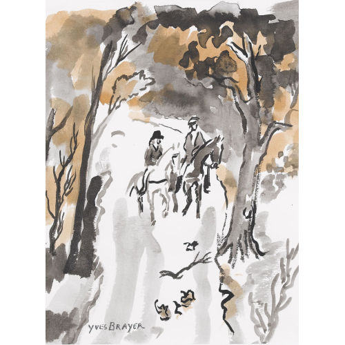 YVES BRAYER : Ausritt (DOBIASCHOFSKY AUKTIONEN AG)