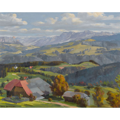 HANS GARTMEIER : Emmentaler Landschaft (DOBIASCHOFSKY AUKTIONEN AG)