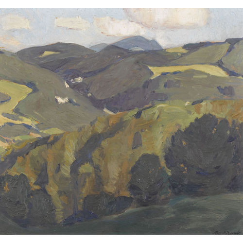 ADOLF KRON : Herbstliche Landschaften. Gegenst�cke (DOBIASCHOFSKY AUKTIONEN AG)