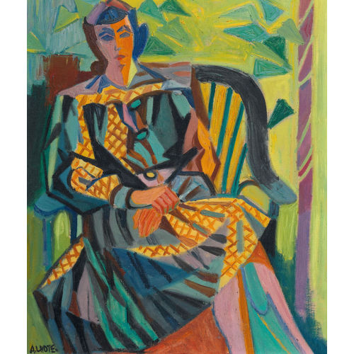 ANDR� LHOTE : 'Simone au fauteuil' (DOBIASCHOFSKY AUKTIONEN AG)