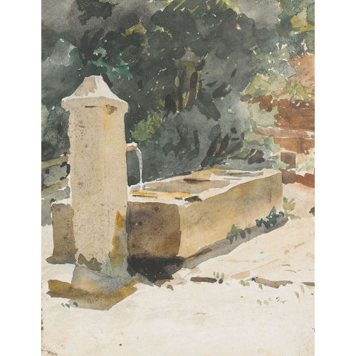 ALBERT ANKER : 'Brunnen in Ins' (DOBIASCHOFSKY AUKTIONEN AG)