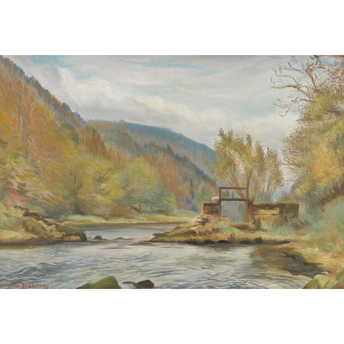 AUR�LE-REN� BARRAUD : 'La Bou�ge (Doubs)' (DOBIASCHOFSKY AUKTIONEN AG)
