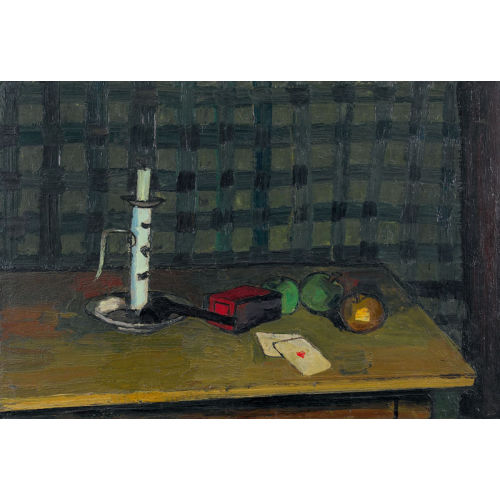 ALBERT SCHNYDER : 'Nature morte � la chandelle' (DOBIASCHOFSKY AUKTIONEN AG)