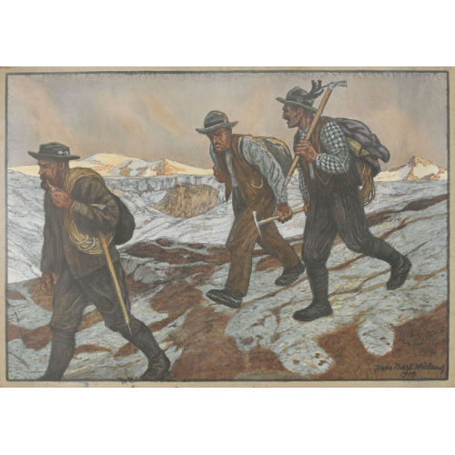 HANS BEAT WIELAND : 'Heimkehr' (DOBIASCHOFSKY AUKTIONEN AG)