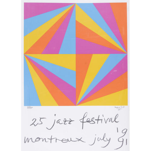 MAX BILL : '25 jazz festival montreux july 1991' (DOBIASCHOFSKY AUKTIONEN AG)