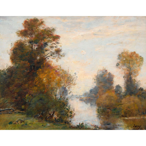 LOUIS-AIM� JAPY : Herbstliche Flusslandschaft (DOBIASCHOFSKY AUKTIONEN AG)