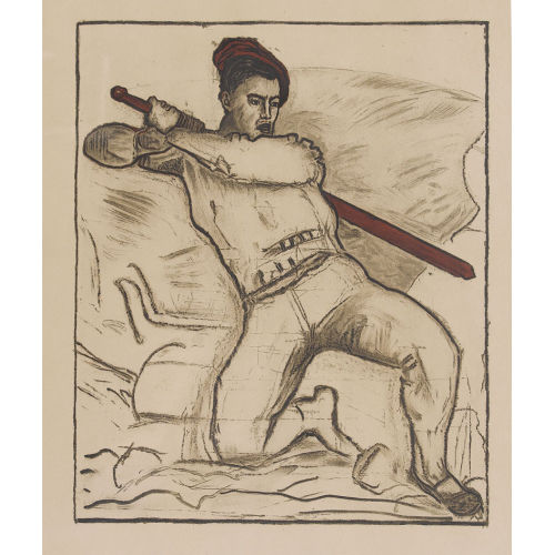 FERDINAND HODLER : 'Der R�ckzug von Marignano' (DOBIASCHOFSKY AUKTIONEN AG)