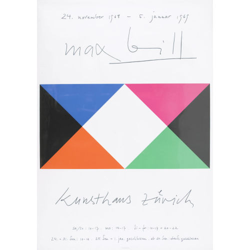 MAX BILL : 'Max Bill Kunsthaus Z�rich' (DOBIASCHOFSKY AUKTIONEN AG)