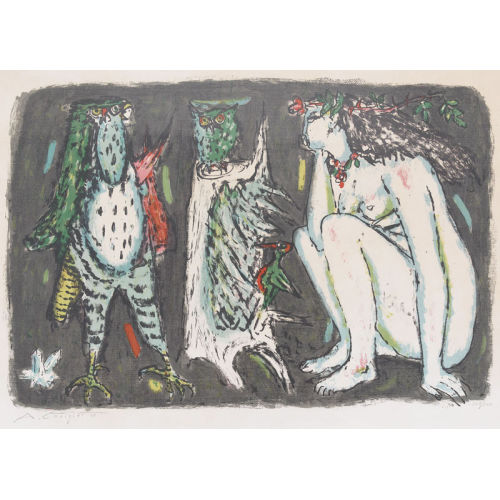ALOIS CARIGIET : 'Konfrontation' (DOBIASCHOFSKY AUKTIONEN AG)