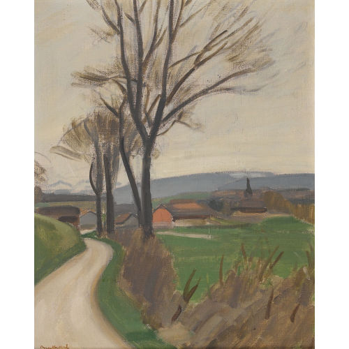 ERNEST HIRAM BR�LHART : L�ndliche Wegpartie (DOBIASCHOFSKY AUKTIONEN AG)