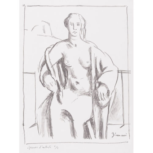 WILHELM GIMMI : La femme nue (DOBIASCHOFSKY AUKTIONEN AG)