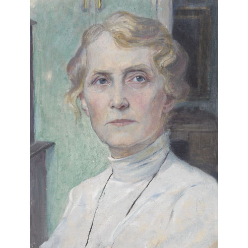 FRIEDA MENSHAUSEN-LABRIOLA : 'Dame mit weissem Haar' (DOBIASCHOFSKY AUKTIONEN AG)