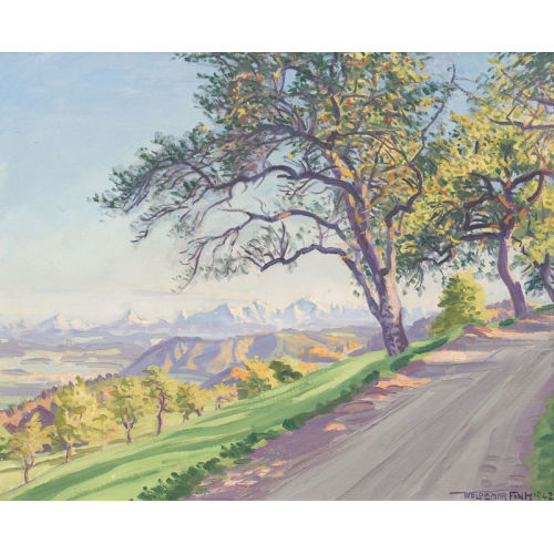 WALDEMAR THEOPHIL FINK : 'Herbstsonntag' (DOBIASCHOFSKY AUKTIONEN AG)