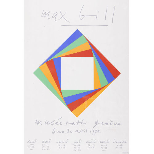 MAX BILL : 'mus�e rath 1972' (DOBIASCHOFSKY AUKTIONEN AG)