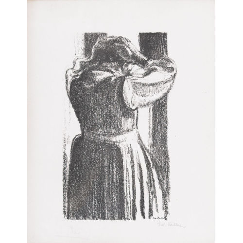 �DOUARD VALLET : 'Femme se coiffant' (DOBIASCHOFSKY AUKTIONEN AG)