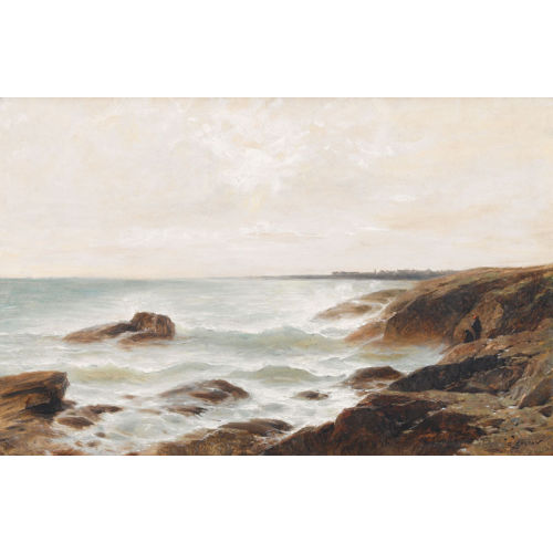 GUSTAVE EUG�NE CASTAN : '�tude des vagues � Concarneau' (DOBIASCHOFSKY AUKTIONEN AG)