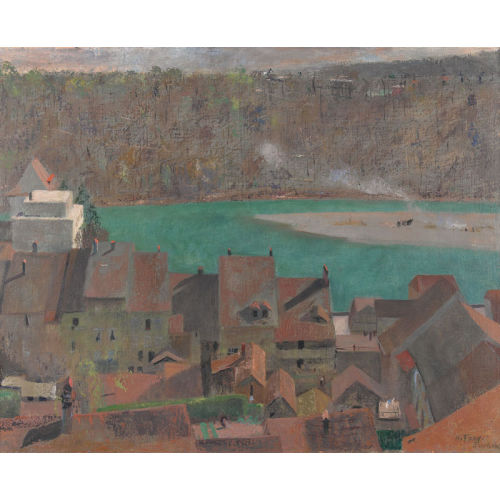 MARGUERITE FREY-SURBEK : Blick auf das Berner Mattenquartier (DOBIASCHOFSKY AUKTIONEN AG)