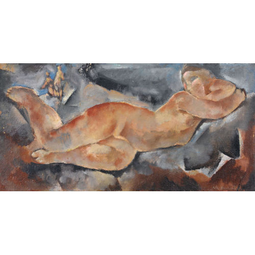 RODOLPHE TH�OPHILE BOSSHARD : Liegender weiblicher Akt (DOBIASCHOFSKY AUKTIONEN AG)