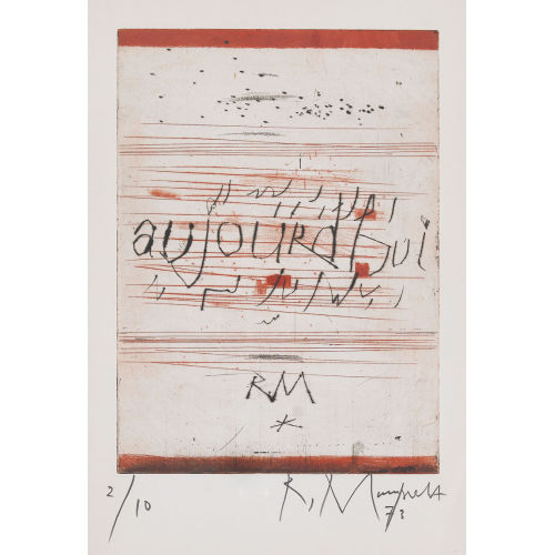 RUDOLF MUMPRECHT : 'Aujourd′hui' (DOBIASCHOFSKY AUKTIONEN AG)