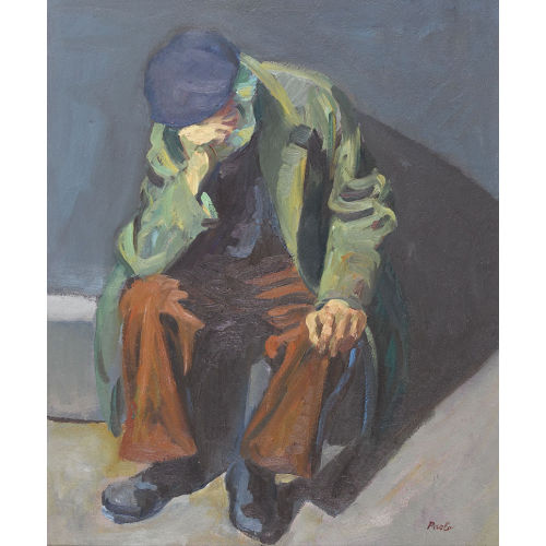 PAUL JAKOB) PAOLO (EIGTL. M�LLER : 'Clochard' (DOBIASCHOFSKY AUKTIONEN AG)