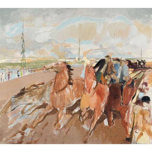 ERNST) COGHUF (EIGTL. STOCKER : Pferderennen in Saignel�gier (DOBIASCHOFSKY AUKTIONEN AG)