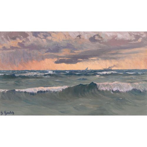 FERNAND GAULIS : '�tude des vagues' (DOBIASCHOFSKY AUKTIONEN AG)