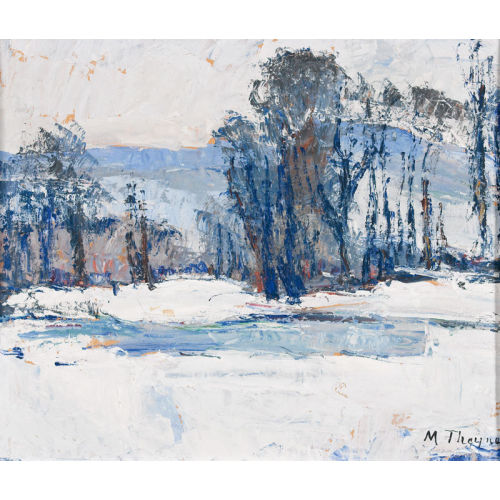 MAX ROBERT THEYNET : Winterlandschaft (DOBIASCHOFSKY AUKTIONEN AG)