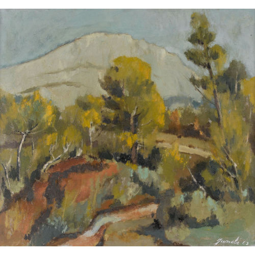 JEANNE) JANEB� (EIGTL. BARRAUD-PELLET : Sonnige Landschaft (DOBIASCHOFSKY AUKTIONEN AG)