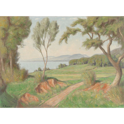 PAUL TH�OPHILE ROBERT : Sommerliche Partie am Neuenburgersee (DOBIASCHOFSKY AUKTIONEN AG)