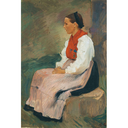 CHARLES GIRON : 'Femme du Hasli' (DOBIASCHOFSKY AUKTIONEN AG)