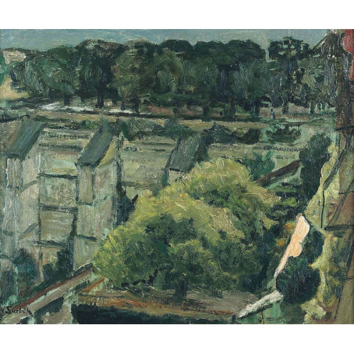 VICTOR SURBEK : 'M�nsterterrasse Bern' (DOBIASCHOFSKY AUKTIONEN AG)