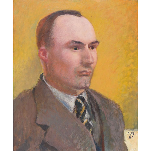 CUNO AMIET : Bildnis des Dr. med. Knuchel aus Bern (DOBIASCHOFSKY AUKTIONEN AG)