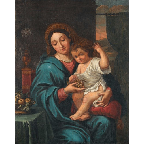 PIERRE I (AUCH MIGNARD LE ROMAIN) MIGNARD : La vierge � la grappe (DOBIASCHOFSKY AUKTIONEN AG)