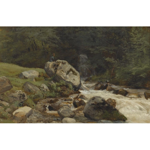 GUSTAVE EUG�NE CASTAN : Wildbach (DOBIASCHOFSKY AUKTIONEN AG)